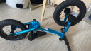 永久儿童平衡车无脚踏滑步车2-4岁宝宝双轮滑行车儿童礼物两轮车 [竞技款]铝架+六星辐条轮 蓝色 实拍图