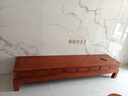 木中央 红木家具 非洲花梨（学名:刺猬紫檀）中式电视柜 全实木厅柜2米 象头四抽地柜客厅家具套装 196*47*40cm素面（新） 实拍图