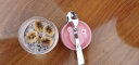 乐扣乐扣（LOCK&LOCK）早餐杯玻璃杯吸管水杯带勺耐热牛奶燕麦杯子500ML粉色LLG963PIK 晒单实拍图