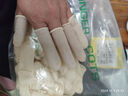 百舸 乳胶手指套 加厚防滑止滑乳胶麻点指套 半透明100个/包装 中号M码 CW472297 实拍图