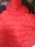 鸭鸭（YAYA）儿童轻薄羽绒服短款宝宝男女大小童保暖新款冬季童装外套D 红色 130 实拍图