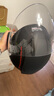 坦克摩托车头盔3C四分之三盔T536四季防风B.Duck电动车安全帽男女 亚黑洛克【热卖】【彩色镜片+透明镜片】 L（建议头围56-58cm） 实拍图