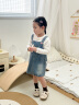 泰兰尼斯女童小皮鞋2024夏季软底蝴蝶结公主鞋女宝宝甜美儿童鞋子 米白 24 适合脚长14.3~14.7cm 晒单实拍图