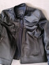 皮尔卡丹头层牛皮真皮皮衣男式短款夹克纯皮大码机车休闲外套单衣针织 实拍图