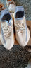 宇桥叙椰子鞋350反光莆田男鞋运动休闲鞋女网面飞织透气情侣跑步鞋子 银河亚麻 43 运动鞋码 实拍图