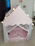 小斑鸠（little dove） 儿童帐篷室内游戏屋/男女孩公主房城堡/玩具屋节日生日礼物 (PVC杆)粉色(含棉垫)灯+云+旗 实拍图