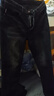 真维斯（Jeanswest）加绒牛仔裤男士秋冬款加厚保暖直筒宽松外穿休闲加棉冬季长裤子男 563炭黑色加绒 33 码 实拍图