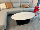 左客左家意式岩板茶几轻奢现代简约客厅家用小户型网红高级感创意茶几桌 亮面雪山白|茶几1米2 实拍图