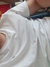 李宁（LI-NING）短袖t恤男夏季运动衣服饰男装户外速干上衣跑步健身投篮球训练服 白红【80%顾客选择】 M(170) 实拍图