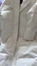 FILA斐乐官方女士长款羽绒服冬季休闲简约连帽加厚大衣女装外套 云菇白-WT S 160/80A 实拍图