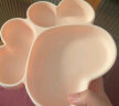 爱咔威（igroway）宝宝餐盘吸盘碗IKV分格盘硅胶防摔辅食碗可爱儿童餐具熊爪粉色 实拍图