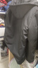 啄木鸟加绒加厚棉衣男士冬季外套中老年爸爸装防寒保暖羽可脱卸帽绒棉服 黑色【内胆不可拆】 4XL 【建议体重145-155斤】 实拍图