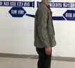 型曼日系潮牌猎装翻领工装夹克男士春秋百搭上衣服男复古简约休闲外套 绿色 L 实拍图