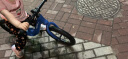 suzzt德国儿童平衡车2-10岁宝宝滑步车无脚踏学步单车滑行车14寸溜溜车 14寸W系六星轮蓝白+【礼包】 实拍图