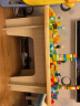 乐造大尺寸实木积木桌多功能兼容大颗粒拼装儿童玩具幼儿园游戏桌 100×60原木色桌+200大积木【无椅 晒单实拍图