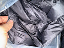 雪中羽皇轻薄羽绒服女连帽2025年秋冬新款休闲小个子白鸭绒保暖防寒外套 黑色 L (165) (95-105斤） 实拍图