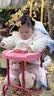 戴米安ins风纯棉婴儿围嘴宝宝口水巾韩版卡通刺绣防水新生儿围兜秋冬季 人鱼公主纯棉防水3条装 实拍图