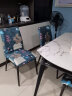 仙逸格（Xianyige）餐桌椅子套罩座椅套连体弹力布家用 办公一体式简约四季凳子套1只 晚秋 实拍图