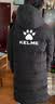 卡尔美（KELME）长款运动棉服男冬季连帽过膝保暖生活训练外套风衣 黑色 M  实拍图
