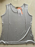 美标商场同款女100%桑蚕丝背心春夏真丝打底可外穿双面修身显瘦基础秋 灰色 M (160/84A) 实拍图