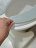 SP SAUCE马桶垫坐垫家用马桶贴坐便垫粘贴可反复水洗裁剪通用 灰色 H-3883法兰绒 实拍图