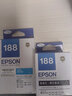 爱普生（EPSON）188墨盒/WF-3641/7111/7621/7728/7218打印机原装墨盒 188青色 实拍图