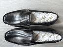 金利来（Goldlion）男鞋都市轻质皮鞋套脚舒适商务休闲鞋216019230ALC-黑色-40码 实拍图