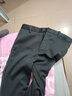 啄木鸟（TUCANO）休闲裤男士秋冬款直筒宽松裤子男商务舒适弹力免烫西装裤长裤男装 105深灰加绒 32 实拍图