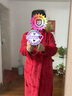 特丝格斯 法兰绒睡衣女秋冬情侣睡袍加厚珊瑚绒家居服浴袍保暖 大红色-女款 XL 实拍图