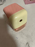 得力（deli） 卷笔刀手摇铅笔削笔器铅笔刀小学生刨笔机儿童卡通自动进铅转笔刀美术生可用 【五档可调】自动进笔 粉色 实拍图