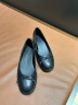 爱步（ECCO）芭蕾舞鞋女 24年夏季新款牛皮圆头玛丽珍浅口单鞋 雕塑奢华222323 黑色22232301001 38 晒单实拍图