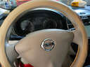点缤 适用于东风日产新老经典轩逸方向盘套奇骏骐达逍客阳光天籁楼兰手把方向盘套19款轩逸方向盘套 方向盘套居家米棕色(圆形) 实拍图