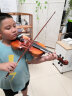 木棉花小提琴成人练习考级手工实木初学者专业级儿童入门 V236升级演奏款 1/2 身高135cm左右适用 实拍图