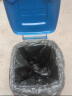 科力邦（Kelibang) 户外垃圾桶 大号加厚100L商用塑料环卫垃圾桶带盖轮工业小区物业翻盖果皮箱 蓝色 单个 实拍图