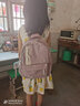 唐誉（Tangyu）简约ins书包女初中学生小学生百搭学院风背包高颜值大学生双肩包 黄色（配棒球挂件） 实拍图