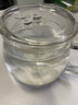 物生物（RELEA）玻璃杯男女士茶水分离办公泡茶杯双层耐高温花茶杯带把手 玲珑 320ml 实拍图