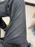 真维斯（Jeanswest）王一博代言牛仔裤男春秋季新款舒适修身直筒高端潮牌休闲长裤子男 黑灰【春款】 28 码(2尺1) 实拍图