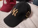 【95成新】MLB帽子男女刺绣硬顶棒球帽运动四季遮阳帽3ACP8501N-50GOS-F/金色   实拍图