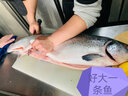 崇鲜挪威冰鲜三文鱼整条 大西洋鲑肉腩 海鲜礼盒生鱼片年货礼盒 三文鱼 12-14斤默认分割发货 6kg 实拍图