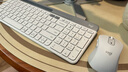 罗技（Logitech） K580 无线蓝牙键盘 超薄键盘 安静办公学生手机支架键鼠套装平板电脑办公键鼠套装 毕业高考礼物 K580 芍药白+M650L白(中大手套装) 实拍图