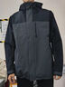 adidas拒水加绒内胆三合一连帽外套男女秋冬阿迪达斯官方轻运动 固态深灰   XL 实拍图