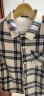 巴拉巴拉童装男童长袖衬衫格纹儿童秋冬2023款小童宝宝洋气上衣 白色调00411 110cm 晒单实拍图