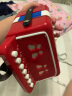阿萨斯 儿童7键手风琴乐器玩具 音乐玩具早教音乐启蒙玩具 节日生日礼物 红色 实拍图