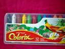 AMOS韩国进口蜡笔Colorix可水洗宝宝旋转笔套装水溶炫彩油画棒塑料盒 12色粗杆旋转蜡笔(CRX5PC12) 实拍图