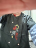 馨源衣佰厨师服长袖工作服定制餐厅饭店酒店餐饮夏季短袖厨房男女同款工衣 黑色短袖 4XL 实拍图