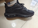 眺德高男鞋春秋新款运动鞋男网面透气户外跑步鞋时尚休闲老爹黑色潮鞋 黑金43码丨透气潮搭 实拍图
