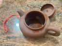 兴顺谦 可倒立/断水紫砂壶茶壶紫砂仿古壶小容量茶具 紫色 紫仿古230毫升 实拍图