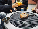 FIREPLUS围炉煮茶烧烤炉户外炭炉家用烤火炉套装庭院取暖炉烤火盆大号围炉 【60%选升级火锅】烤板+炭+锅+如意钩+桶 实拍图