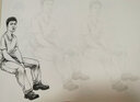 2册《速写描摹本》上下基础训练篇强化提高篇高级速写人物绘画临摹本入门零基础书教材超级线条浅印联考风暴 实拍图