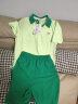 大嘴猴（paul frank）儿童套装2023夏季男童女童时尚休闲百搭简约套装 薄荷绿 150 实拍图